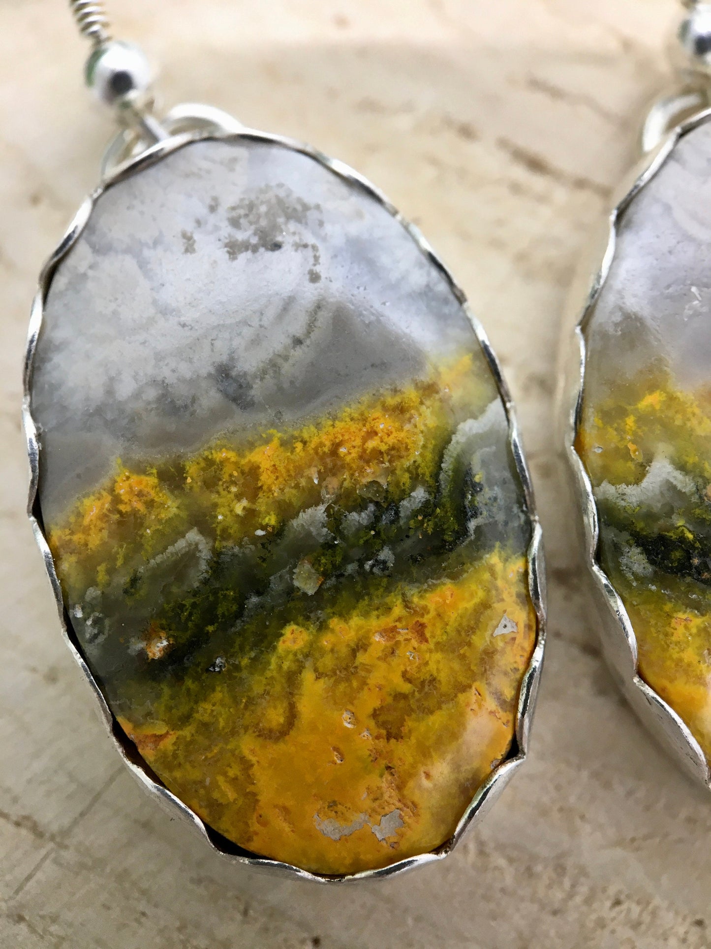 Bumblebee Jasper Earring & Necklace Set