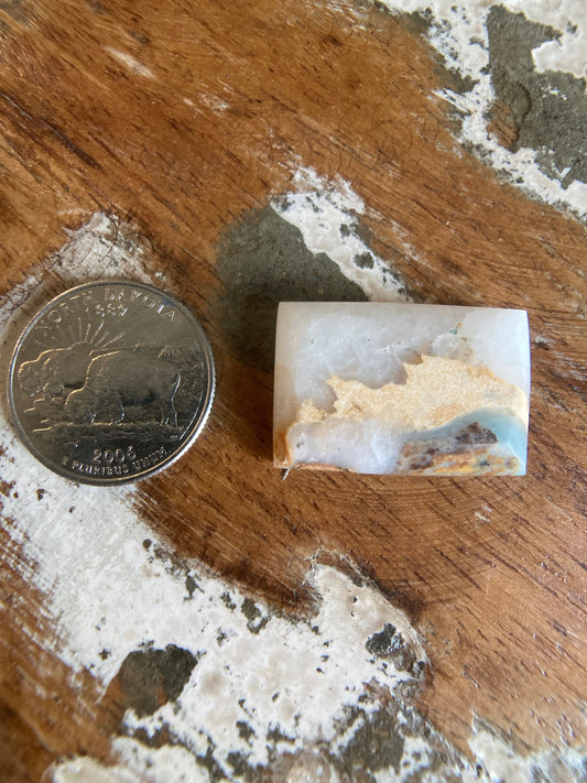 BC Ocean Picture Stone Rectangle Cabochon