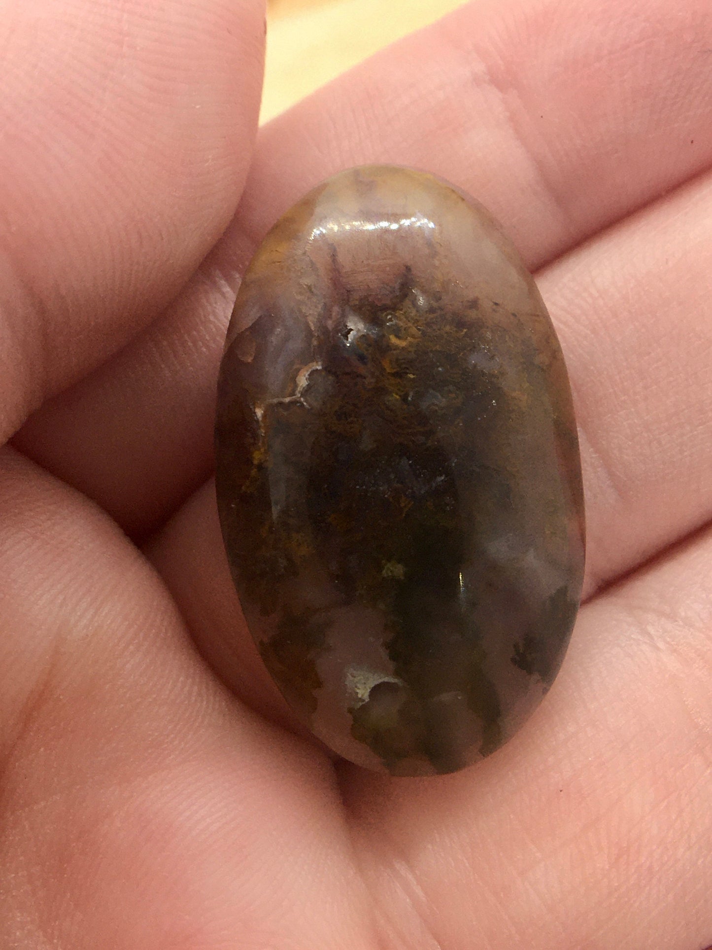 Texas Moss Agate Cabochon