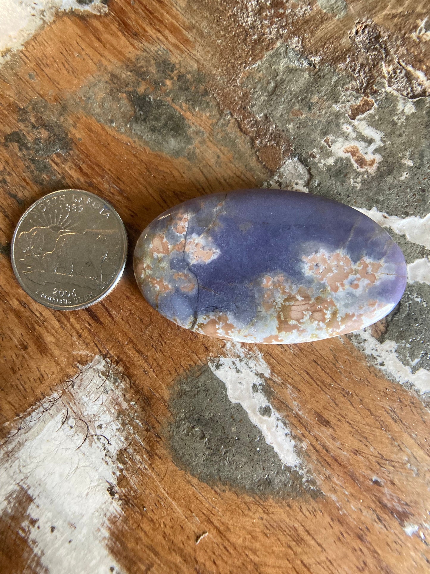 Burro Creek Agate Oval Cabochon