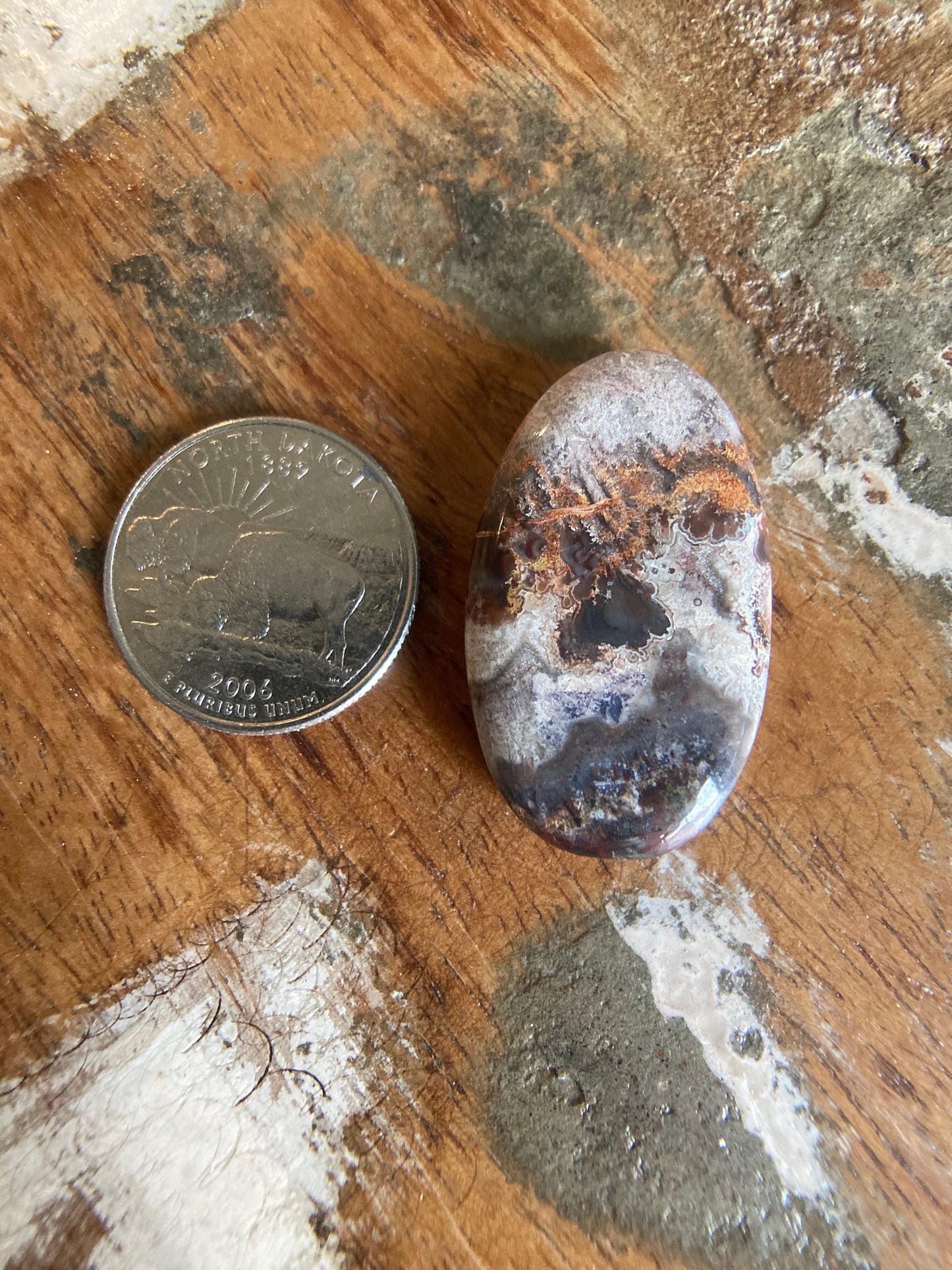 Laguna Lace Agate Cabochon